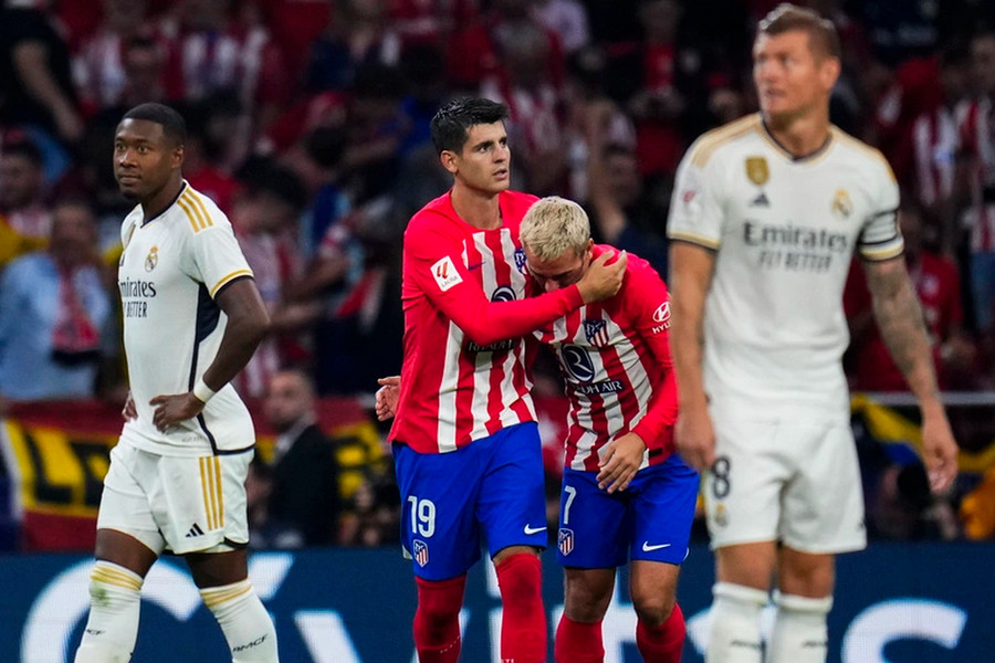 Gục ngã trước Atletico, Real Madrid mất ngôi đầu bảng