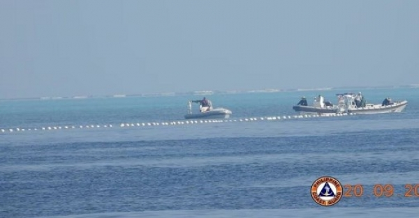 Philippines tuyên bố gỡ thành công dây phao ở bãi cạn trên Biển Đông, gửi thông điệp mạnh mẽ tới Trung Quốc