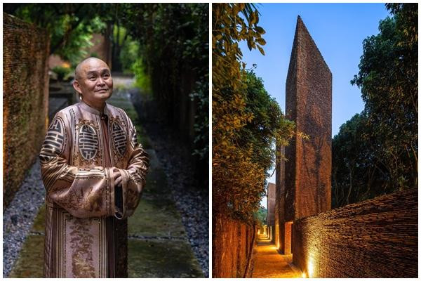 Nhà độc lạ xây từ 5 triệu viên ngói cổ của danh hài Xuân Hinh