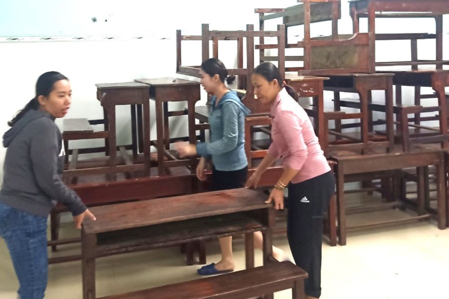 Đà Nẵng cho học sinh đi học lại, tiếp tục ứng phó với mưa lớn