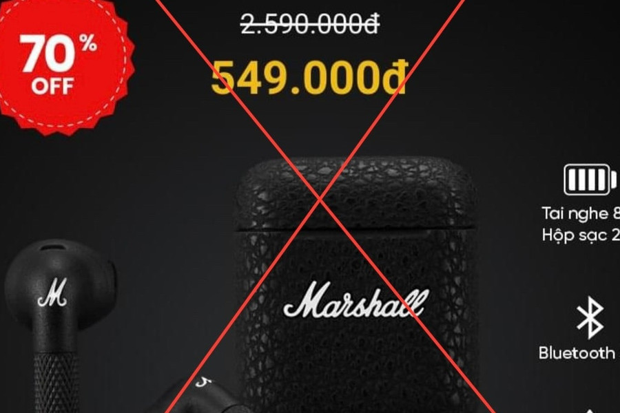 Hơn 90% loa và tai nghe của Marshall trên thị trường có dấu hiệu là hàng giả
