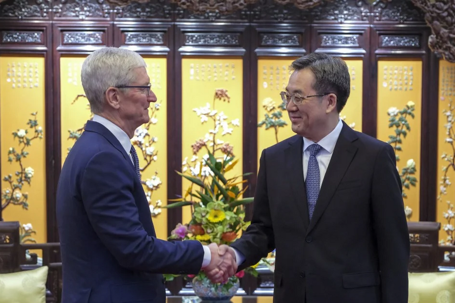 Apple cam kết phát triển kinh tế số và chuỗi cung ứng công nghệ cao Trung Quốc