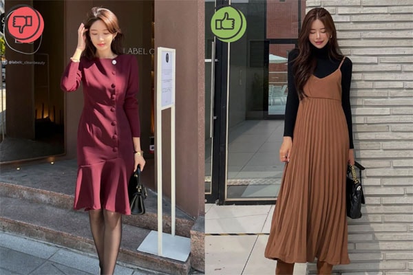 4 kiểu váy liền mùa lạnh khiến phong cách của bạn lỗi mốt