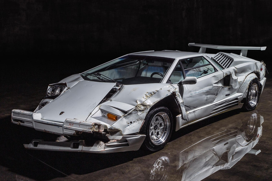 Siêu xe Lamborghini Countach vỡ nát được định giá lên đến 2 triệu USD