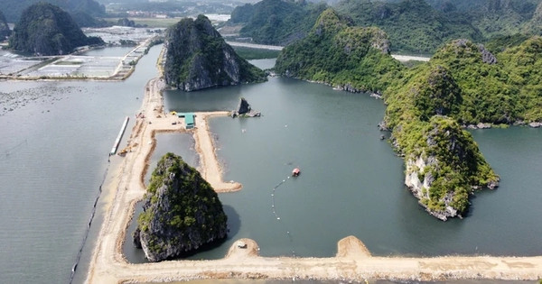 Phó Thủ tướng yêu cầu kiểm tra phản ánh dự án quây núi đá vịnh Hạ Long làm "hòn non bộ"