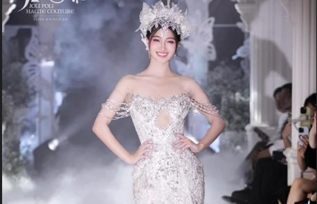 Phương Nhi khoe vẻ đẹp tựa nữ thần, diện lại chiếc đầm 'lỡ hẹn' với Miss International 2023