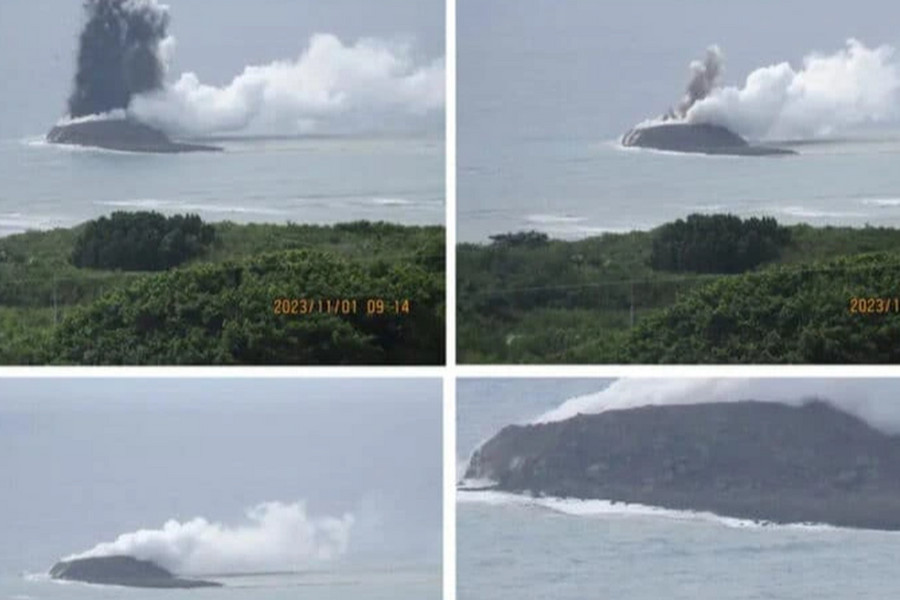 Hiện tượng địa chất hiếm gặp: Một hòn đảo núi lửa bất ngờ nổi lên mặt biển