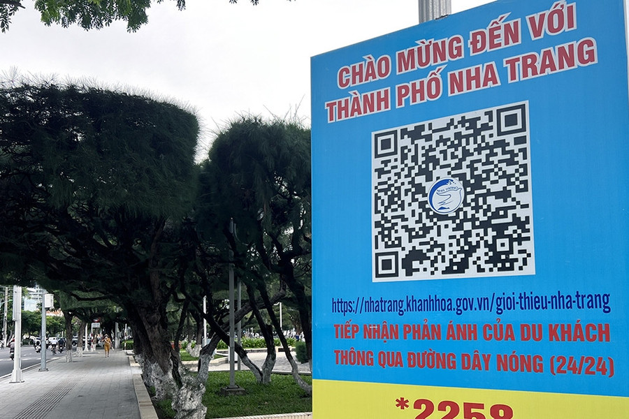 Tạo mã QR để du khách phản ánh, tìm hiểu về Nha Trang