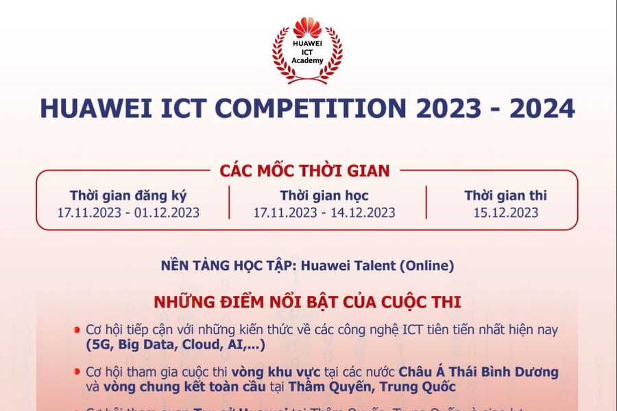 Mở cổng đăng ký thi ICT Competition cho sinh viên Việt Nam