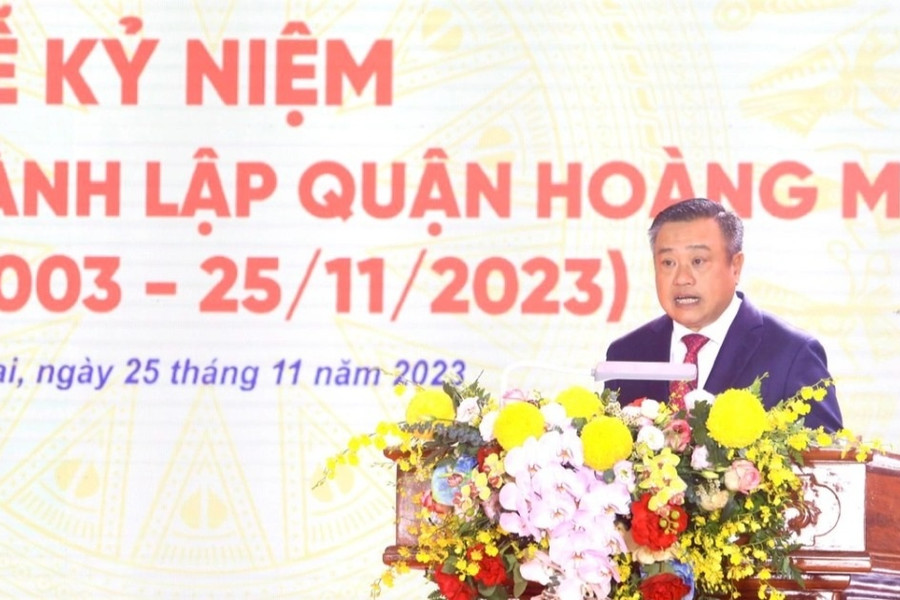 Chủ tịch Hà Nội: Hoàng Mai cần tận dụng lợi thế của quận cửa ngõ thủ đô