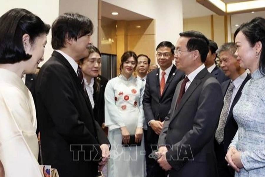 Chủ tịch nước dự lễ kỷ niệm 50 năm thiết lập quan hệ ngoại giao Việt Nam - Nhật Bản