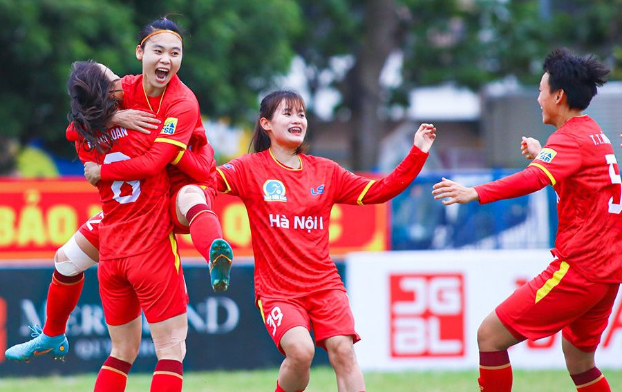 Hà Nội I vững vàng ngôi đầu giải bóng đá nữ vô địch quốc gia 2023