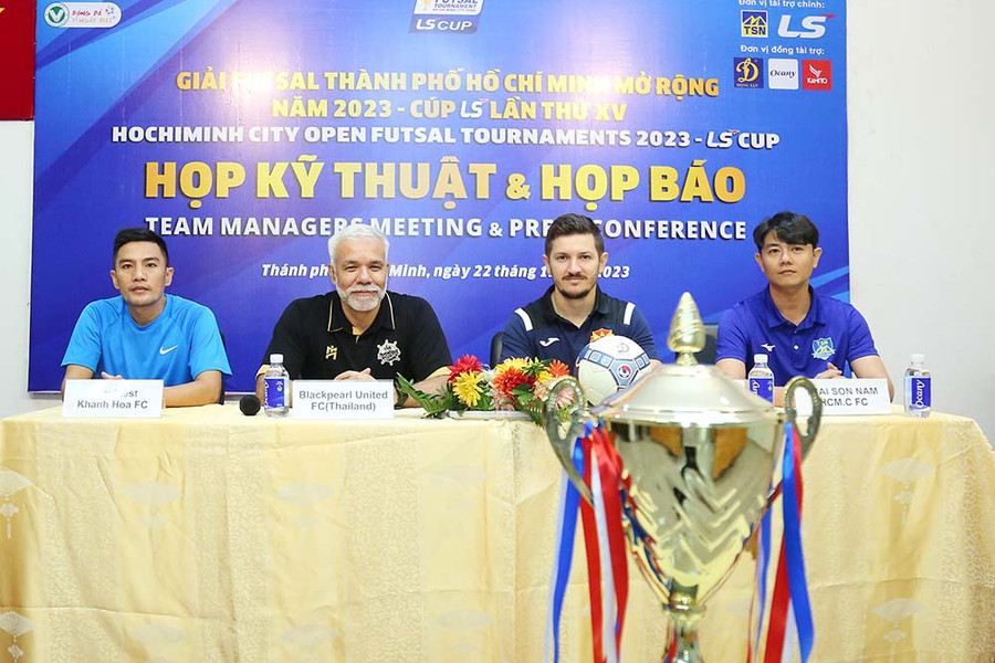 5.000 USD tiền thưởng cho đội vô địch giải futsal TPHCM mở rộng 2023