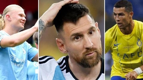 Top 100 cầu thủ xuất sắc nhất 2023: Messi trượt top 5, Ronaldo vắng mặt