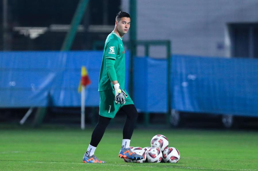 Thủ môn Nguyễn Filip thể hiện tốt trong trận đấu đầu tiên ở tuyển Việt Nam