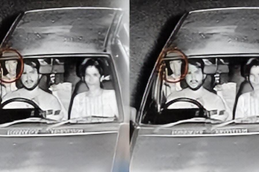 Bí ẩn hình ảnh người phụ nữ thứ 3 xuất hiện trên ô tô chụp bởi camera giao thông