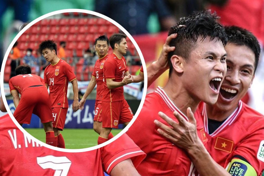 Cổ động viên Trung Quốc so sánh đội nhà với tuyển Việt Nam