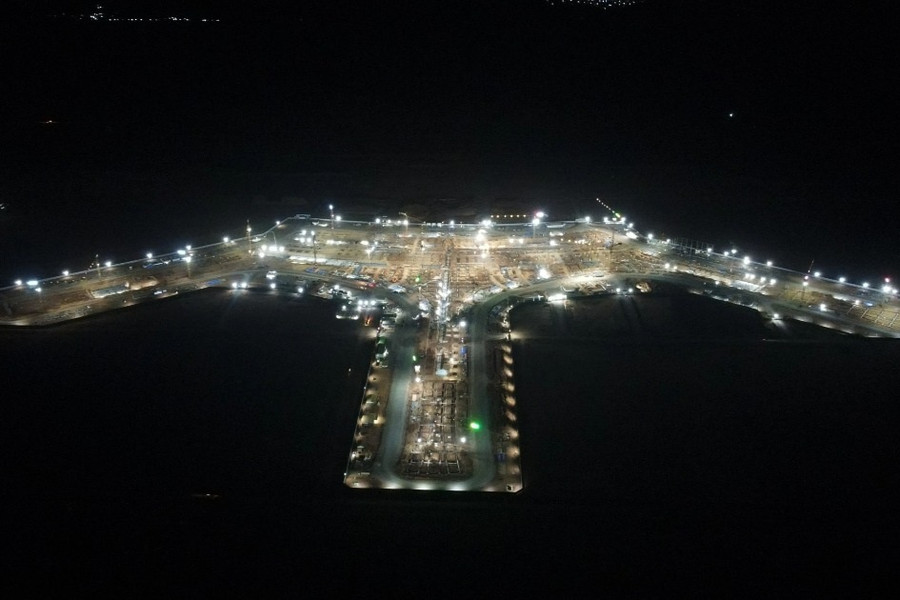Công trường sân bay Long Thành lên đèn, thi công trong đêm