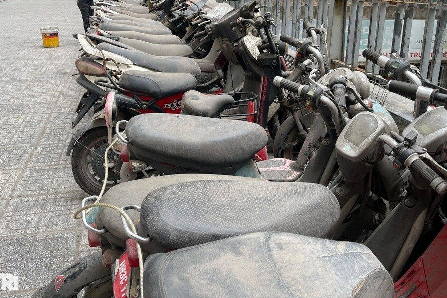Thực hư thông tin hàng trăm xe máy cũ ở Linh Đàm được đưa đi từ thiện
