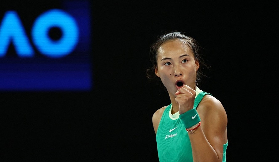 Nữ tay vợt Trung Quốc làm nên lịch sử khi vào chung kết Australian Open