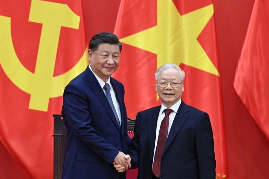 Lãnh đạo Việt Nam - Trung Quốc trao đổi thư chúc mừng năm mới Giáp Thìn