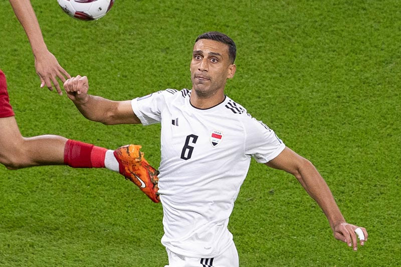 Hậu vệ Iraq giã từ đội tuyển vì bị xúc phạm ở Asian Cup 2023
