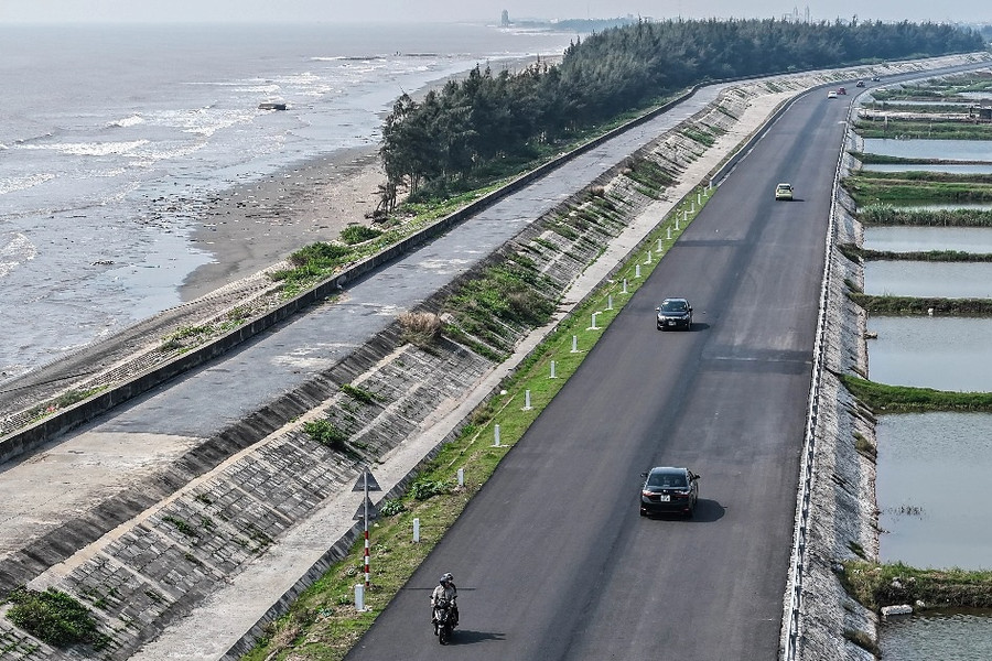 Hình thù tuyến đường bộ ven biển qua Nam Định trị giá gần 2.700 tỷ đồng