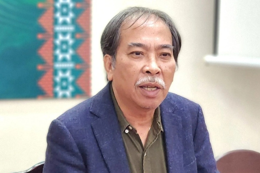 Nhà thơ Nguyễn Quang Thiều: 'Ngày thơ Việt Nam 2024 là bản hòa âm đất nước'