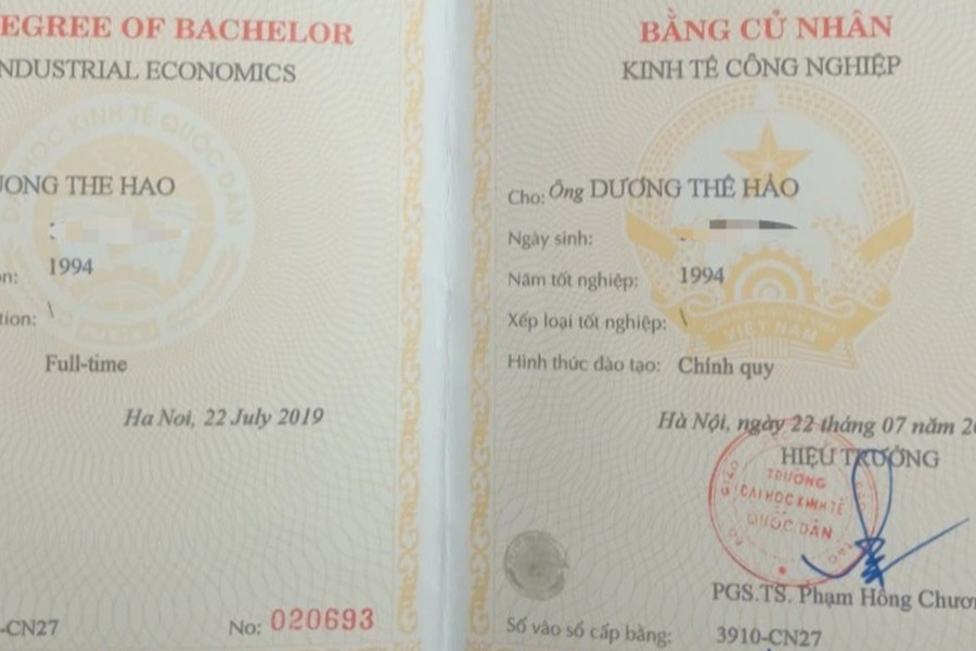 Đòi trường Đại học bồi thường vì bị giữ bằng cử nhân 30 năm