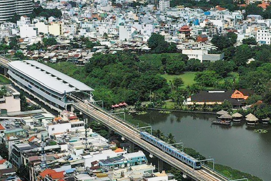 Đề xuất mở thêm đường vào ga trên cao tuyến metro Bến Thành - Suối Tiên