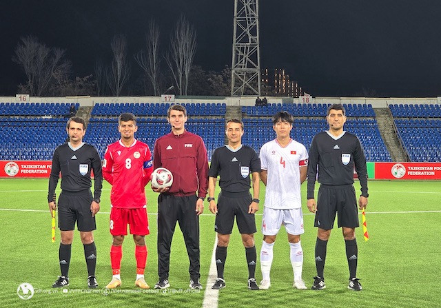 Tuyển U23 Việt Nam thắng trận giao hữu đầu tiên trước U23 Tajikistan