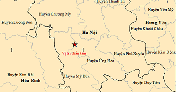 Động đất 4 độ richter ở Hà Nội, nhiều nơi rung lắc