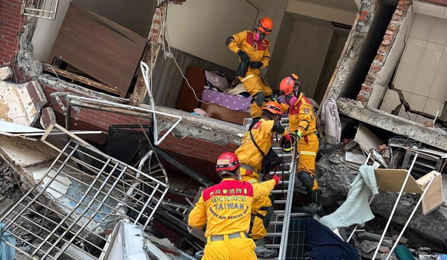 Số người bị thương do động đất tăng vọt, Đài Loan cho vận tải cơ tham gia cứu hộ