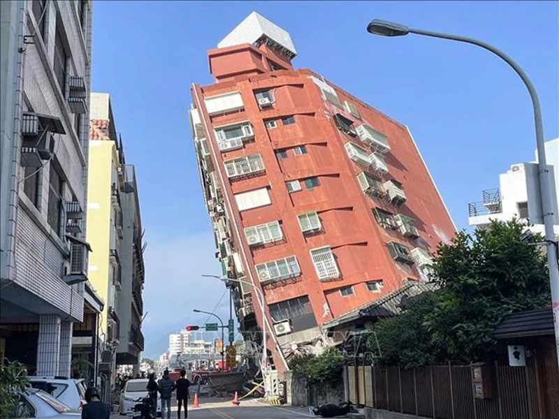 Chưa ghi nhận người Việt thương vong trong vụ động đất ở Đài Loan (Trung Quốc)