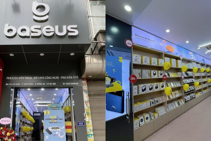 Baseus mở cửa hàng chính hãng thứ 7 trên toàn quốc