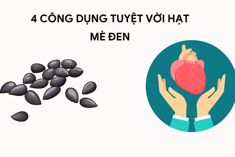 4 công dụng tuyệt vời của hạt mè đen