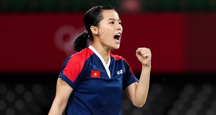 Hoa khôi cầu lông Thùy Linh giành vé dự Olympic Paris