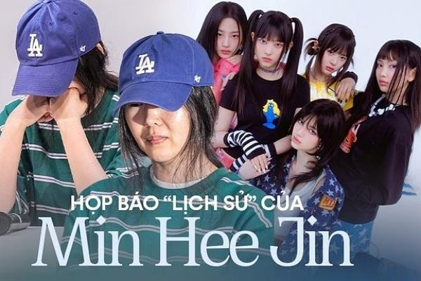 Toàn cảnh họp báo phản pháo HYBE của Min Hee Jin: Khóc nức nở, tố tập đoàn bắt NewJeans 'làm con tin'