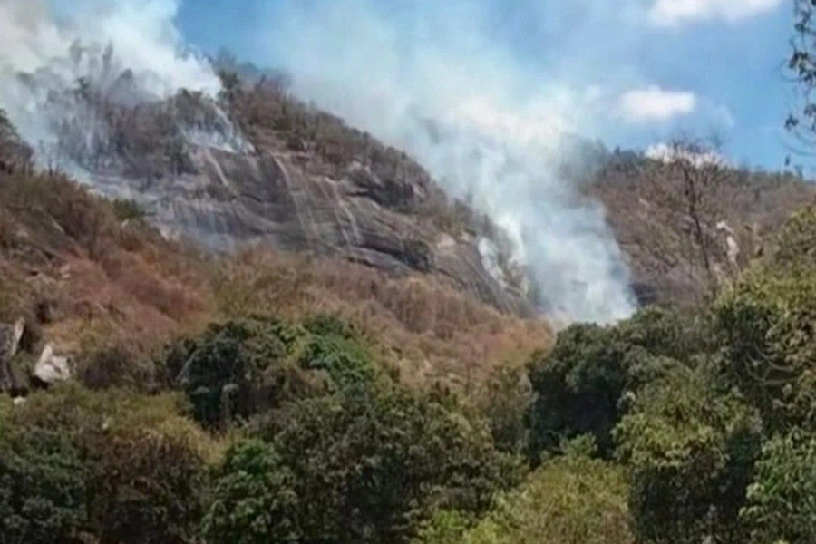 An Giang đã khống chế đám cháy rừng trên núi Cô Tô