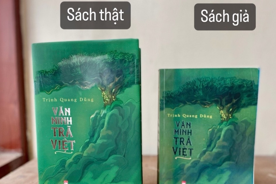 Cuốn sách biên niên sử về trà Việt bị làm giả, rao bán tràn lan mạng xã hội