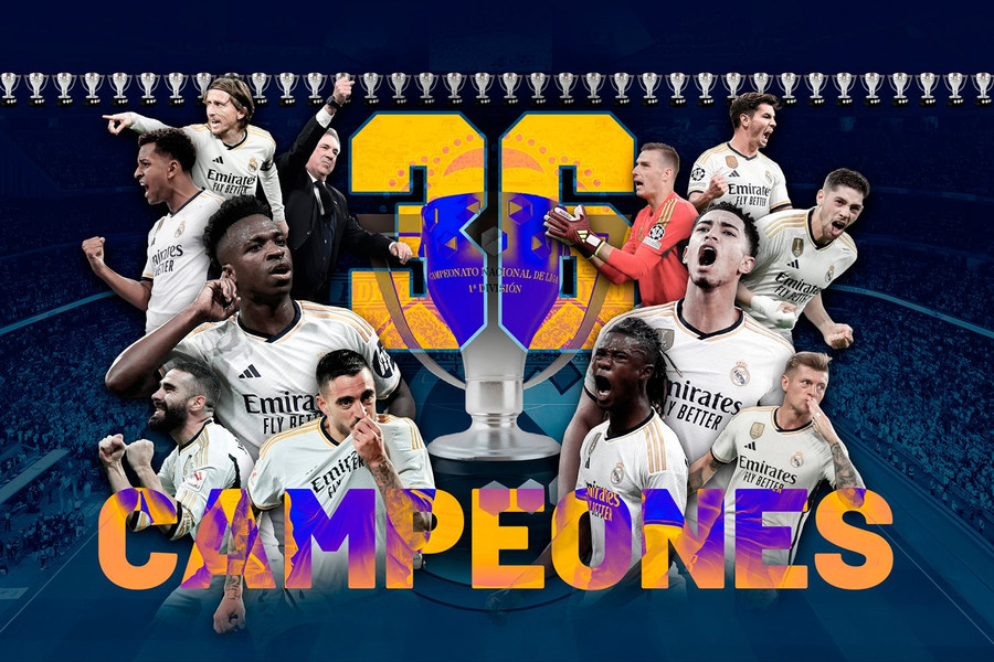 Real Madrid lần 36 vô địch La Liga: Khi Ancelotti sáng tạo ra Bellingham