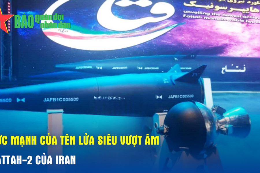 Sức mạnh của tên lửa siêu vượt âm Fattah-2 của Iran