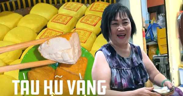 Tàu hũ vàng chấm nước muối hẹ: Món ăn truyền thống của người Hoa chỉ bán mỗi năm một lần, giá 30.000 VNĐ/miếng mà ai cũng tranh nhau mua