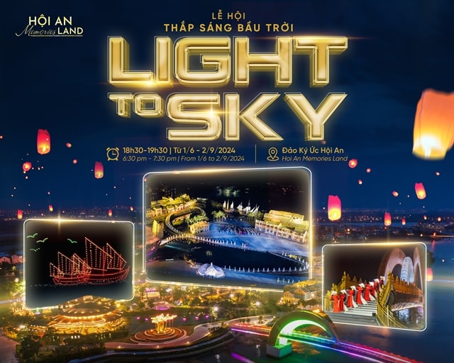 Lighting the skies of Hội An Memories Park with a stunning new drone light show