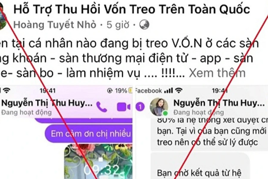 Tin dịch vụ 'thu hồi tiền lừa đảo', một người bị lừa tiếp 117 triệu đồng