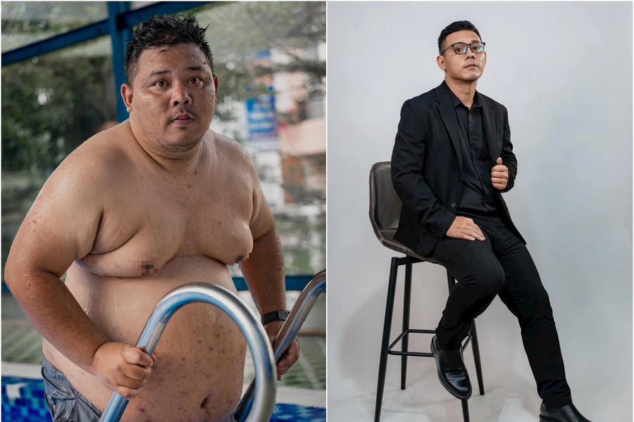 Chàng trai 170kg giảm 80kg: Ngủ cũng sợ tắt thở, 'bỏ hết' lên núi giảm cân
