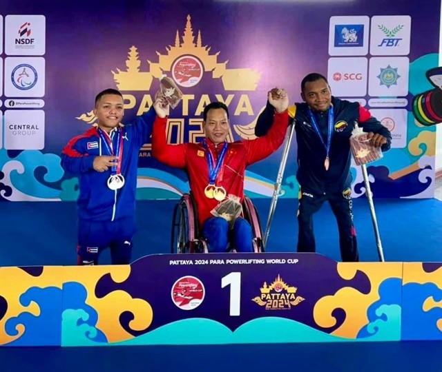 Vietnam's disabled weightlifting team ranks 6th in World Para Powerlifting