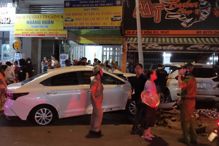 Nữ tài xế có nồng độ cồn kịch khung khi lái xe tông chết 2 người ở Vũng Tàu