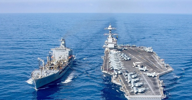 Sức mạnh 3 nhóm tác chiến tàu sân bay Mỹ điều tới Trung Đông ngăn chặn xung đột