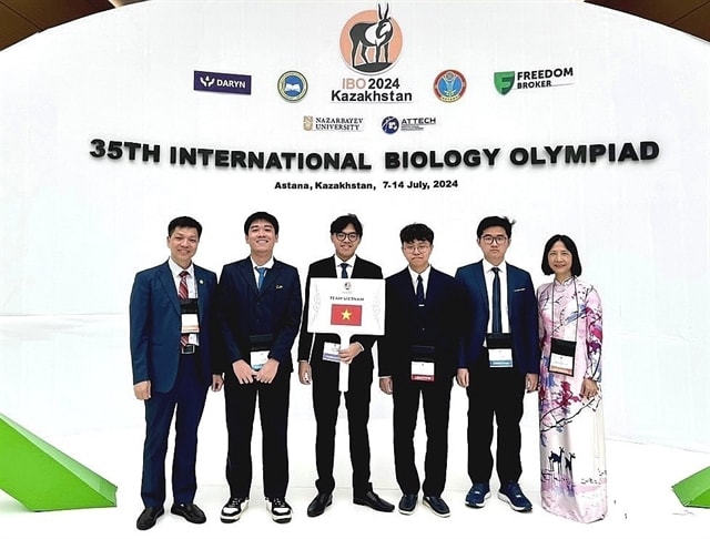 Vietnamese students win three golds, one silver at International Biology Olympiad 2024